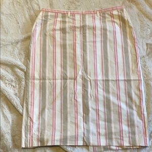 Striped Pencil Skirt